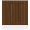 vidaXL Dishwasher Panel Lucca Brown Oak Engineered Wood