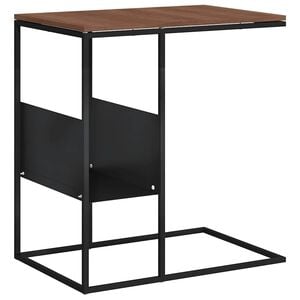 vidaXL Side Table Black 55x36x59.5 cm Engineered Wood