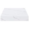 vidaXL Wall Shelf 2 pcs White Marble 40 x 23.5 x 4 cm Engineered Wood