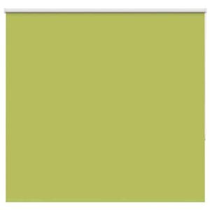 vidaXL Roller Blind Blackout Leaves Green 150x150 cm Fabric Width 146.6 cm Polyester