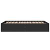vidaXL Bed Frame without Mattress Black 120x200 cm