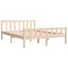 vidaXL Bed Frame without Mattress Solid Wood Small Double
