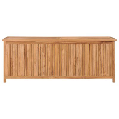 vidaXL Garden Storage Box 150x50x58 cm Solid Teak Wood