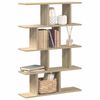 vidaXL Wall Cube Shelf 12 Compartments Sonoma Oak Engineered Wood
