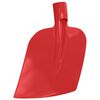 vidaXL Shovel Head 4 pcs Red 32 x 24.5 cm Powder-Coated Steel