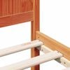 vidaXL Bed Frame Brown 90 x 200 cm Solid Pine wood
