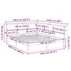 vidaXL Bookcase Bed without Mattress 140x200 cm Solid Wood Pine