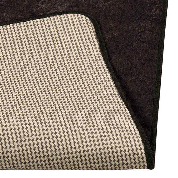 vidaXL Rug Runner MARSA Anthracite 250 x 80 cm Polyester and PVC