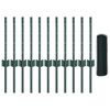 vidaXL Fence and Post Green 0.4 x 25 m Steel