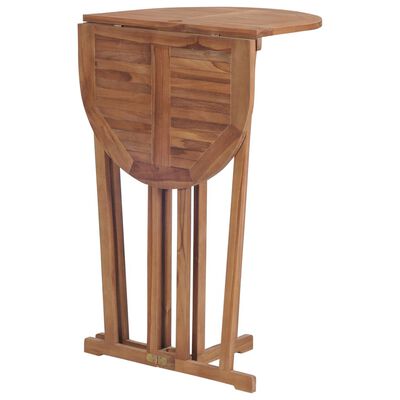 vidaXL Folding Bar Table 100x65x105 cm Solid Teak Wood
