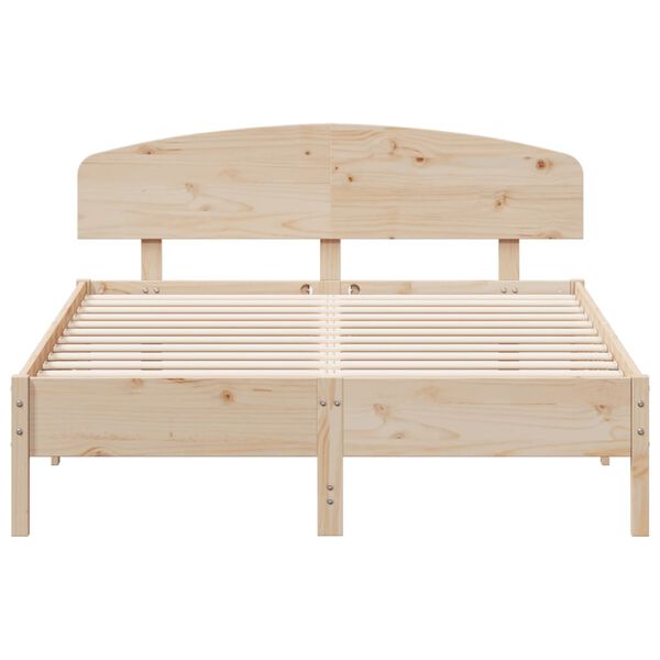 vidaXL Bed Frame without Mattress 160x200 cm Solid Wood Pine
