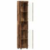 vidaXL Bathroom Cabinet Set TULUM Old Wood 37 x 31.5 x 203 cm