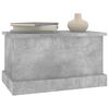 vidaXL Storage Box Concrete Grey 50x30x28 cm Engineered Wood