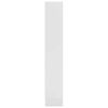 vidaXL Bookcase High Gloss White 60x24x143 cm Engineered Wood