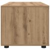 vidaXL TV Cabinet Artisan Oak 100 x 48 x 43 cm Engineered Wood