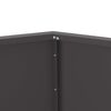 vidaXL Planter Black 100 x 100 x 80 cm Steel