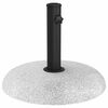 vidaXL Parasol Base 20.9kg Light Grey Concrete Round