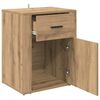 vidaXL Bedside Cabinet Artisan Oak 35 x 50 x 60 cm Engineered Wood