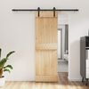 vidaXL Sliding Door with Hardware Set 70x210 cm Solid Wood Pine