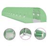 vidaXL Greenhouse | Green | 140 g/m&sup2; PE mesh fabric, galvanised steel | 45 m&sup2;