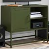 vidaXL TV Cabinet Olive Green 68x39x60.5 cm Steel