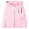 vidaXL Kids'Hooded Sweatshirt with Zip Bright Pink 92