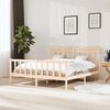 vidaXL Bed Frame without Mattress Solid Wood 160x200 cm