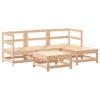 vidaXL 5 Piece Garden Lounge Set Solid Wood Pine