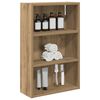 vidaXL Bathroom Wall Cabinet with Shelf Artisian Oak 40 x 16 x 62.5 cm
