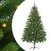 vidaXL Christmas Tree with 300 LEDs with Stand Green 180 cm PE
