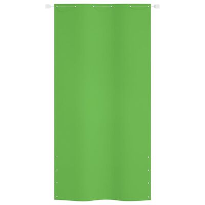 vidaXL Balcony Screen Light Green 120x240 cm Oxford Fabric