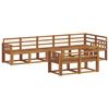 vidaXL Outdoor Sofa Set 8 pcs Natural Solid Acacia Wood