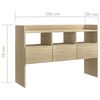 vidaXL Sideboard Sonoma Oak 105x30x70 cm Engineered Wood