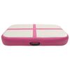 vidaXL Inflatable Gymnastics Mat with Pump 60x100x15 cm PVC Pink