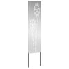 vidaXL Garden Privacy Screen Silver 32 x 140 cm Galvanised steel