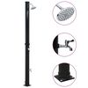 vidaXL Solar Shower | Black | PVC, ABS, Aluminium | 220 cm height, 15.5 cm base