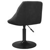 vidaXL Bar Stool Black Velvet