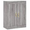 vidaXL Highboard Grey Sonoma 69.5x34x180 cm Engineered Wood