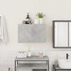 vidaXL Bathroom Wall Cabinet Concrete Grey 60x25x40 cm Engineered Wood