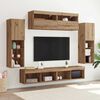 vidaXL TV Cabinet Set Wall-mounted 6 pcs Artisan oak Engineered wood