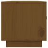 vidaXL TV Cabinet Honey Brown 80x34x35 cm Solid Wood Pine
