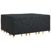 vidaXL Furniture Cover Plain Black 240 x 190 x 90 cm 600D