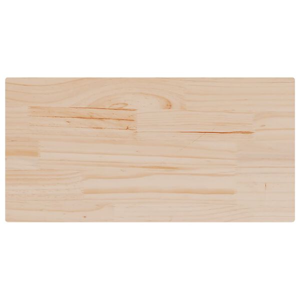 vidaXL Table Tops 2 pcs 70x35x1.7 cm Rectangular Solid Wood Pine
