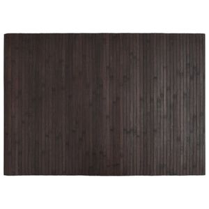 vidaXL Rug Rectangular Dark Brown 70x100 cm Bamboo