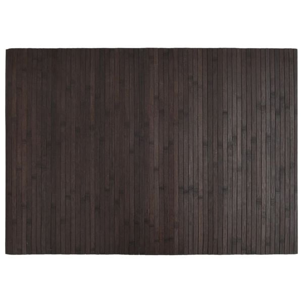 vidaXL Rug Rectangular Dark Brown 70x100 cm Bamboo