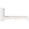 vidaXL Bookcase Bed without Mattress White 90x200 cm Solid Wood Pine