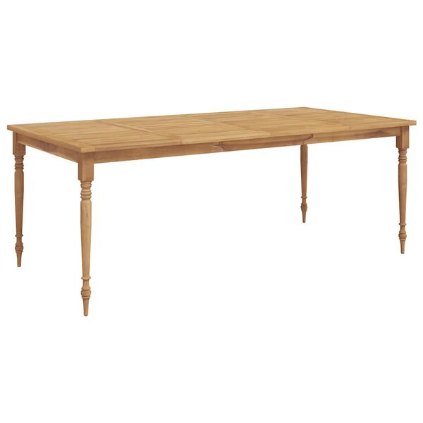 vidaXL Batavia Table 200x100x75 cm Solid Wood Teak