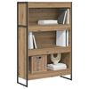 vidaXL Book Cabinet Artisian Oak 80 x 30 x 121 cm Engineered Wood