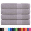 vidaXL Towels "FROGN" 4 pcs Grey 100x200 cm 360 gsm