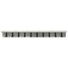 vidaXL Wall-Mounted Coat Rack Concrete Grey 100 x 10.5 x 10.5 cm